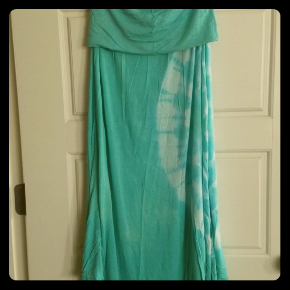 Tie dye floor length skirt